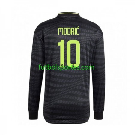 Camiseta Real Madrid Modrić 10 Tercera Equipación 2022/2023 Manga Larga